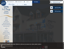 Tablet Screenshot of hotel-morbihan.com